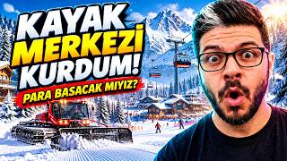 EN ZORLU PİSTİ İNŞA ETTİM! ⛷️ PARA BASMAYA BAŞLADIK MI? | SNOW RESORT SIMULATOR 