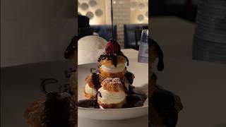 Solo Cruise dessert at The Catch by Rudi on Discovery Princess. #cruise #solocruise #travel #solo