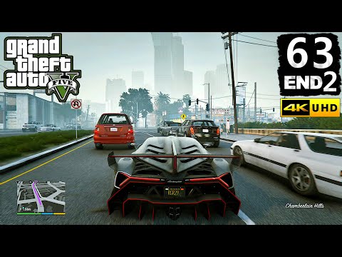 Grand Theft Auto 5 Gameplay Walkthrough Part 63 END 2 - GTA 5 PC 4K 60FPS No Commentary