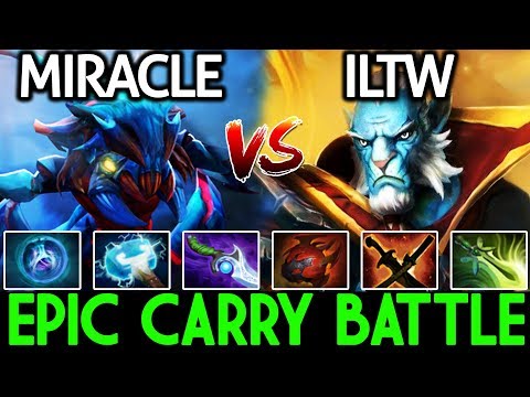 Miracle- Weaver VS iLTW Phantom Lancer Epic Carry Battle Meta 7.21 Dota 2