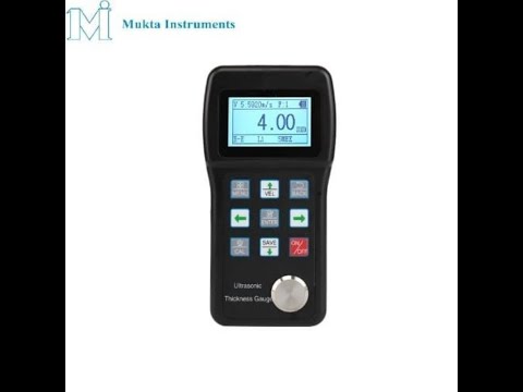 Mukta instruments mi5103 ultrasonic thickness gauge (10mm me...