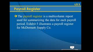 Step two of payroll cycle: Preparing the payroll register