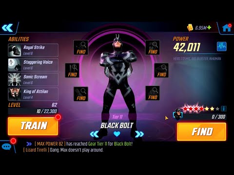 6 Star Black Bolt unlock and Gameplay