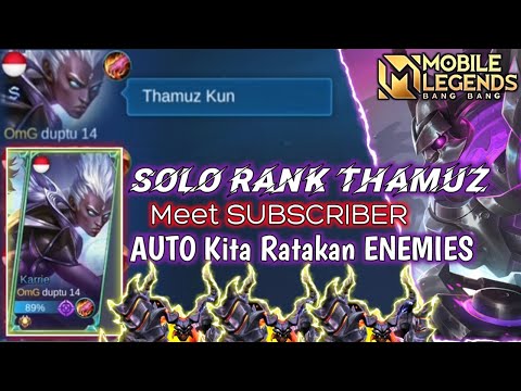 THAMUZ GAMEPLAY SOLO RANK || Meet SUBSCRIBER - ENEMIES AUTO SURRENDER || THAMUZ KUN