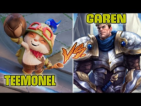 ¡Este GAREN no PUEDE GANAR a un TEEMO con TP en RANKED!😈| TEEMO VS GAREN
