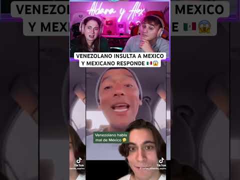 Venezuelan insults Mexico and Mexican responds 🤬🇲🇽