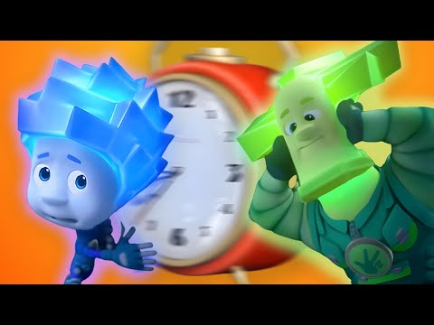 Broken Clock! | Cartoons for Kids | The Fixies - Kingdom Kids Zone, Little Learners - The Fixies