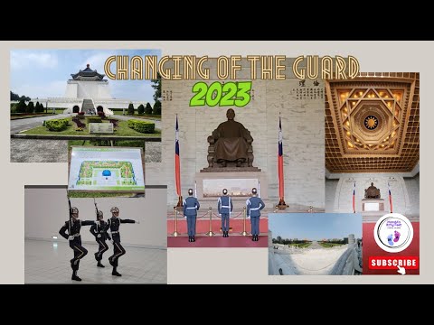 Experimente a cerimônia de troca da guarda no CKS Memorial Hall Taiwan 🇹🇼 | Abril de 2023