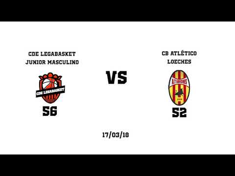 CDE Legabasket Junior vs CB Atlético Loeches