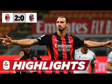 Wer ist hier der Boss? Ibrahimovic mit Doppelpack | AC Milan -  Bologna | Highlights | Serie A
