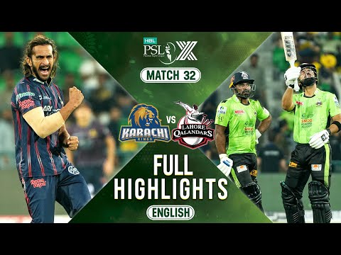 Full Highlights | Karachi Kings vs Lahore Qalandars | 𝐄𝐍𝐆𝐋𝐈𝐒𝐇 | Match 32 𝐄𝐥𝐢𝐦𝐢𝐧𝐚𝐭𝐨𝐫 𝟏 | HBL PSL X