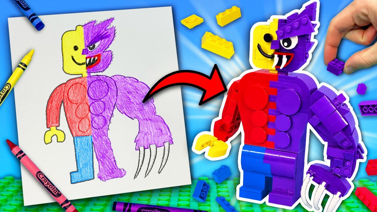 I Built YOUR Drawings in LEGO...
