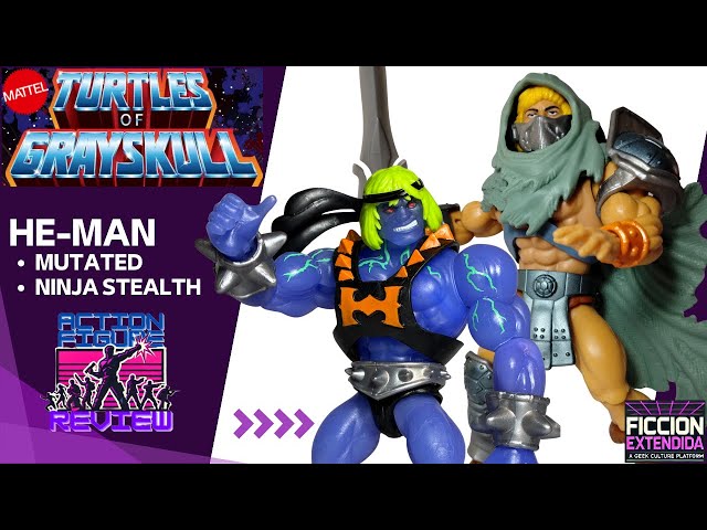 Vídeo relacionado con Masters of the Universe Motu x TMNT: Turtles of Grayskull Figurine Deluxe Moss Man 14 cm