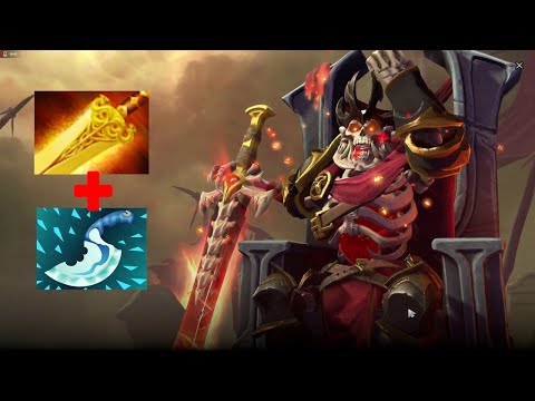 MERCILESS VICTORY: WRAITH KING WITH RADIANCE DESTROYS IN 25 MINUTES! | DOTA 2 7.33 PATCH