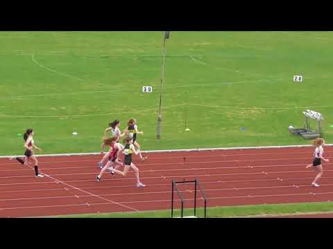 U15 Girls 100m Heat and Semi