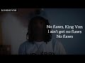 King Von No Flaws LYRICS