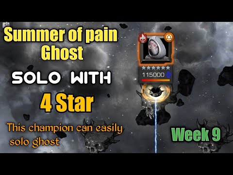 Ghost Solo with 4 star week 9 | Summer of Pain | - Marvel Contest of Champions