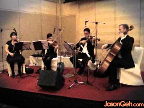 String Quartet in KL Malaysia | BCI Asia Awards 2013 | Part 2