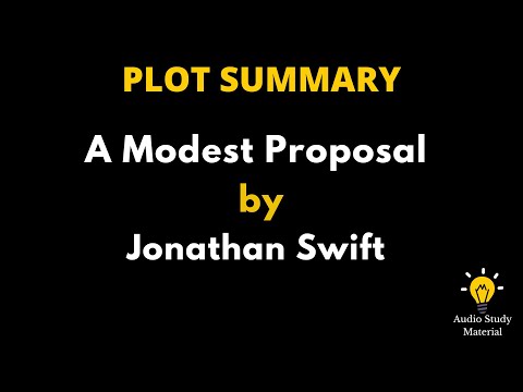 Plot Summary Of A Modest Proposal By Jonathan Swift - Jonathan Swift, A Modest Proposal