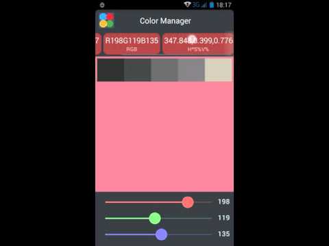 Color Manager Video