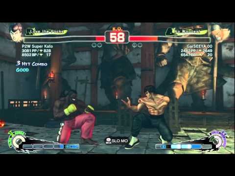 P2W Super Kato (Fei) vs: GarSEEYA 00 (Deej) - SSF4:AE TRUE HD High Ranked Matches