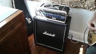 Video thumbnail for Marshall 9001 / 8004 with Mid 70s Hondo LP Copy by ayhcult