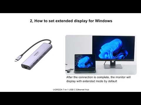 USB-C хаб Ugreen CM512 7 в 1 HDMI 4K 60Hz RJ45 PD 100W 2xUSB 3.0 SD/TF Серебристый - фото 7 - id-p2220759176