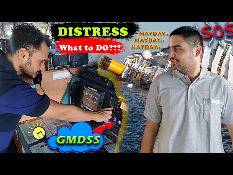 Ship in DISTRESS 🆘 What to do? 🛟 Emergency on Ship 🚢 GMDSS 📞 SOS | LNG Ship