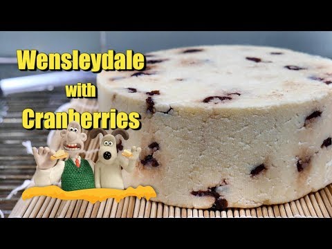 How to Make Wensleydale with Cranberries