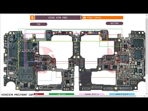VIVO X70 PRO V2134A FORNT CAMERA Error Notwarking Not Open Problem Hardware Solution #borneoschemati