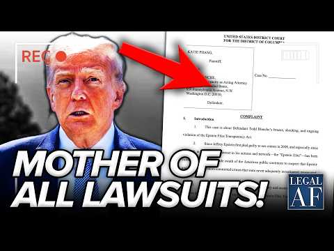Trump BLINDSIDED by MOTHER OF ALL LAWSUITS on Epstein