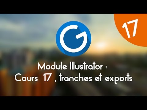 Formation IMM Module Illustrator Cours tuto 17 outil tranche et export