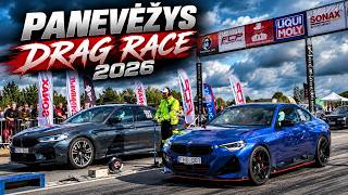 PANEVĖŽYS DRAG RACE 2026 🏁🔥 | Galingi automobiliai ir įspūdingos lenktynės!