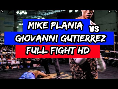 PINOY BOXER MIKE PLANIA DINUNGISAN ANG WALANG TALONG RECORD NI GIOVANNI GUTIERREZ