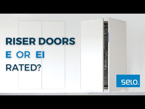 Thumbnail of video for: Do Riser doors need to be El rated?