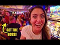 GET THE BOSS Lady Luck Won Her BIGGEST JACKPOT Ever At Hard Rock