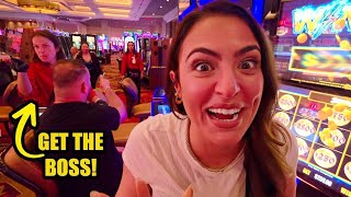 GET THE BOSS!! Lady Luck Won Her BIGGEST JACKPOT Ever at Hard Rock!