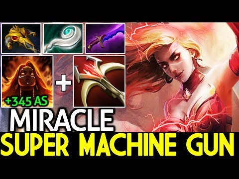 Miracle- [Lina] Super Machine Gun Crit 16 Kills Cancer Plays 7.21 Dota 2