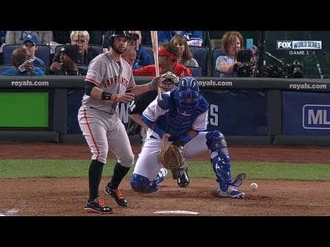WS2014 Gm1: Pence advances to third on a wild pitch