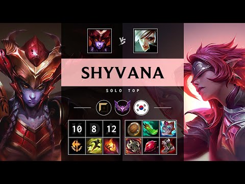 Shyvana Top vs Riven - KR Master Patch 25.12