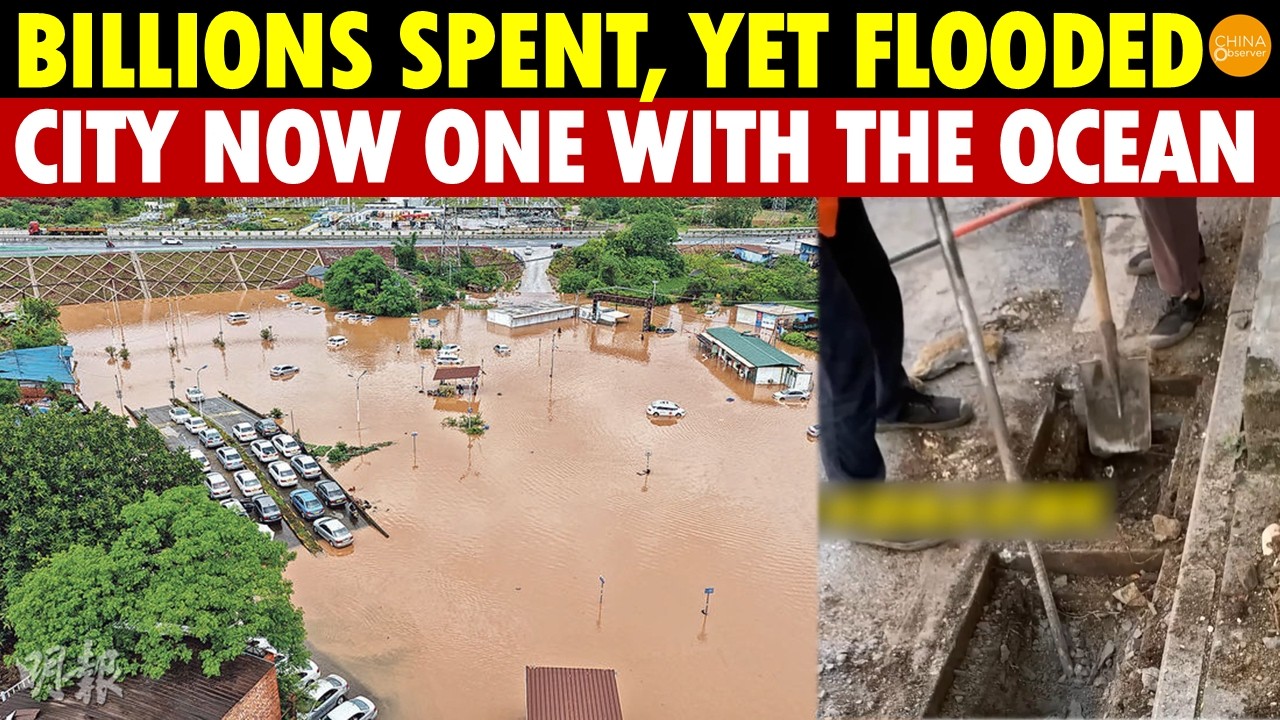 Just Now! China’s Billion-Dollar Drainage Disaster As One Rain Turns Cities Into Oceans