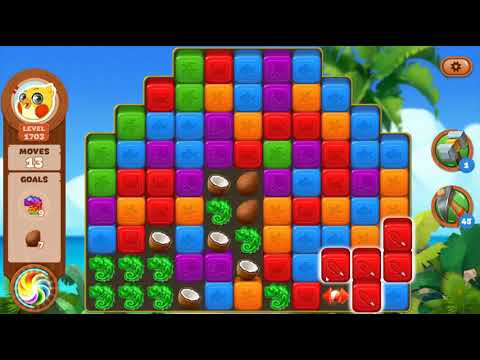 Lost Island Blast Adventure Level 1703 NO BOOSTERS - A S GAMING