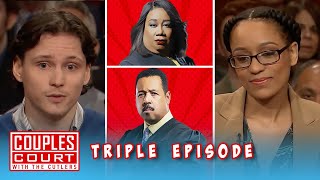 Triple Episode: Man Seeks Lie Detector After He Suspects Cheating | Couples Court