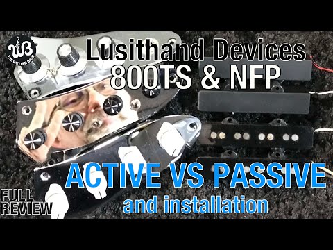 PASSIVE VS ACTIVE + modding my bass to instal the 800TS and NFP preamps by @lusithanddevices!