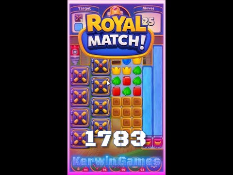 Royal Match Level 1783 - No Boosters Gameplay