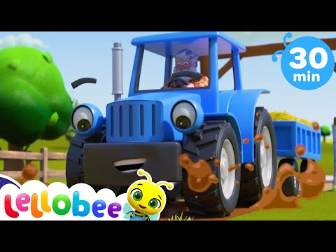 Old MacDonald Had A Farm - Tractor Song | Nursery Rhymes with Subtitles