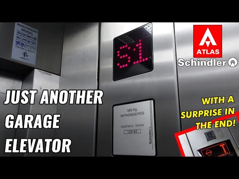 Atlas Schindler S100L Atualle Parking Elevator - LBC Tower - 136th Ave. - GO, BR