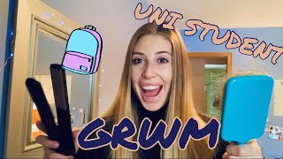 GET READY WITH ME *UNIVERSITY OF MANITOBA STUDENT*