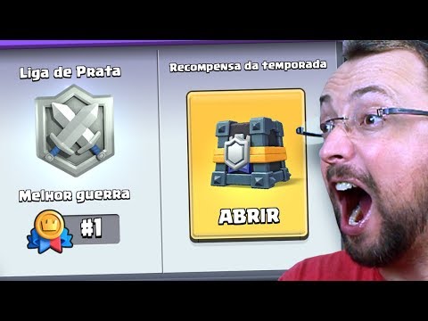 ABRI O NOVO BAUÌ DE PRATA DAS GUERRAS DE CLAÌƒS DO CLASH ROYALE