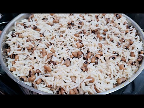 HOW TO COOK NIGERIAN WHITE RICE AND BEANS IN DELICIOUS WAY #nigerianfood #cooking  #recipe  #beans
